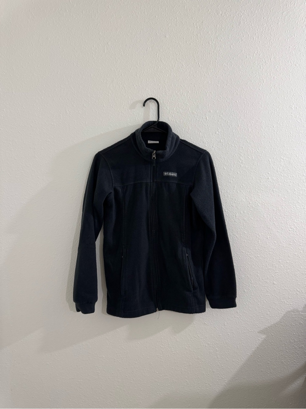 Black Columbia zip up sweater
